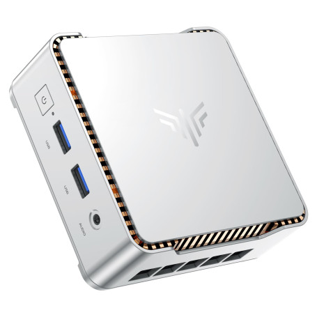 NiPoGi Essenx E2 Mini PC W-11 Pro, Ιntel Alder Lake-N97(jusqu'à 3,60 GHz), 16 Go DDR4 512 Go M.2 SSD Mini Ordinateur de Bureau, 