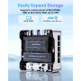 NiPoGi Essenx E2 Mini PC W-11 Pro, Ιntel Alder Lake-N97(jusqu'à 3,60 GHz), 16 Go DDR4 512 Go M.2 SSD Mini Ordinateur de Bureau, 