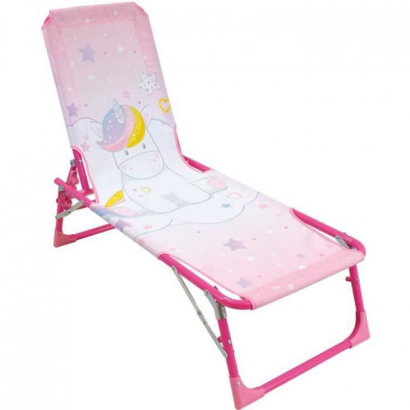 FUN HOUSE Licorne Chaise longue transat - Pliable - 112 x 40 x 40 cm - Pour enfa 119,99 €