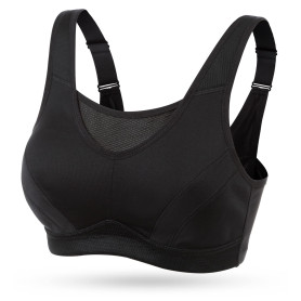 Wingslove Soutien-Gorge Brassiere Sport Femme Grande Taille Impact Elevé sans Armature Non Rembourré Brassière Sport