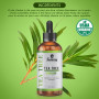 Kanzy Huile Essentielle Tea Tree Bio 60ml Naturelle Vegan Huile Arbre à Thé pour le Visage, Ongles et les Soins de la peau Huile