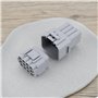 LT Easiyl Lot de 2 paires de connecteurs électriques étanches à 12 broches mâle et femelle avec bornes et joints pour câblage de