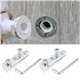 LT Easiyl Lot de 2 Extracteurs de Boulons Cassés Réglables pour Robinet à Angle Droit Extracteur de Fil Cassé pour Robinet 4 Poi