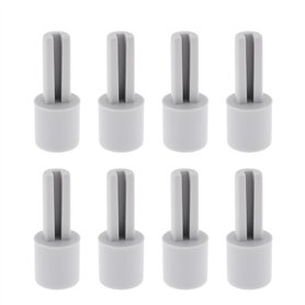 LT Easiyl Lot de 8 Rallonges de Potentiomètre en Plastique Gris 10 X 25 Mm pour Potentiomètre de Mixage Guitare électrique