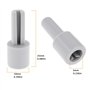 LT Easiyl Lot de 8 Rallonges de Potentiomètre en Plastique Gris 10 X 25 Mm pour Potentiomètre de Mixage Guitare électrique