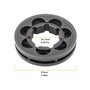 LT Easiyl Lot de 2 pignons de chaîne à 7 dents 16,7 mm ID compatible avec tronçonneuse Stihl