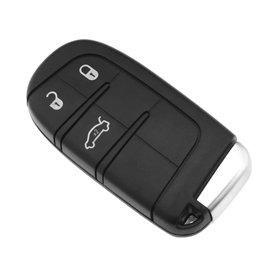 SG Store Coque de clé télécommande à 3 Boutons Compatible avec Jeep Cherokee KL 2014-2019 télécommande Compatible avec Fiat 500X