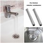 SG Store 2pcs Vis de Panier d'évier de Cuisine 90mm Lavabo Étendu Boulon Vis M12 Vrépine Bouchon Vis Vier Fixation Accessoires p