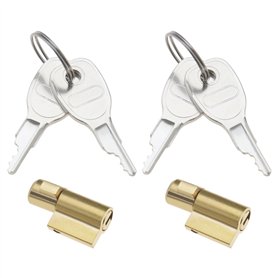 SG Store Lot de 2 verrous d'attelage d'attelage de remorque avec 4 clés compatibles avec Erde Compatible avec Daxara Compatible