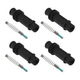 SG Store 4pcs Bobine d'allumage en Caoutchouc Kit de Réparation Manchon Couvercle de Bobine Module d'allumage à Ressort Pack de