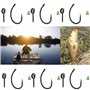 SG Store Lot de 20 Bas de Ligne Ronnie pour Pêche à la Carpe - Accessoires de Pêche Européenne
