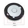 SG Store Bouchon de Carburant Camion Bouchon de Carburant Remplacement 80mm 3024710130 Couvercle de Carburant en Métal avec 2 Cl