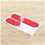 SG Store Lot de 4 autocollants réfléchissants rouges pour voiture, bande d'avertissement réfléchissante pour porte de voiture, p