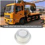 SG Store Lot de 2 cache-moyeux anti-poussière de 40 mm pour roue de remorque - Plaque galvanisée - Convient aux moyeux de remorq