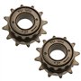 SG Store 2 Pièces 12T Dents Roue Libre à Vitesse Unique Pignon de Volant 34mm Grand Diamètre Vélo Pignon de Volant d'inertie Acc