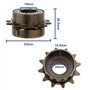 SG Store 2 Pièces 12T Dents Roue Libre à Vitesse Unique Pignon de Volant 34mm Grand Diamètre Vélo Pignon de Volant d'inertie Acc