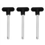 SG Store Lot de 3 goupilles de rechange en acier pour salle de sport - 100 mm de diamètre et 10 mm - Pour machine d'exercice à d