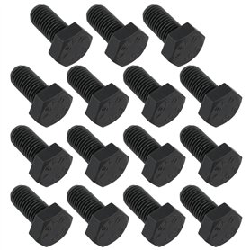 SG Store Lot de 15 boulons hexagonaux à pas fin M10 x 1