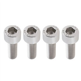 SG Store Lot de 4 Boulons de Serrage de Manivelle de Vélo en Acier Inoxydable 304 M6 X 18 Mm Pièce de Rechange Compatible avec S