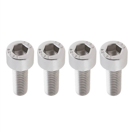 SG Store Lot de 4 Boulons de Serrage de Manivelle de Vélo en Acier Inoxydable 304 M6 X 18 Mm Pièce de Rechange Compatible avec S