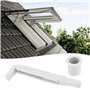 SG Store Lot de 2 loquets de nettoyage de fenêtre de toit avec écrou pour fixation lors du nettoyage des fenêtres de toit, compa