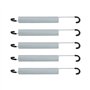 SG Store 5pcs Ressorts de Tension de Mécanisme 7 Pouces/176mm Ressorts de Tension à Double Crochet Ressorts en Acier Au Carbone
