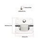 SG Store 2 Pièces Charnières de Rechange pour glacière en Acier Inoxydable Compatible avec Coleman Glacière la 5226 5227B 5235 a