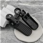 SG Store Lot de 2 Paires de Repose-Pieds de Vélo Longueur 112 Mm Pédales 78 X 37 Mm Alliage d'aluminium Antidérapants Pliables p