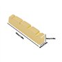 SG Store 1 écrou de Guitare Basse en Laiton à 4 Cordes 43 X 9 X 6 Mm Pré-fendu pour Accessoires de Guitare Basse électrique PB