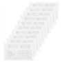 SG Store Lot de 10 Autocollants d'avertissement de Marche Arrière 135 x 55 mm 65 x 30 mm Panneau de Sécurité pour Caméra Vidéo