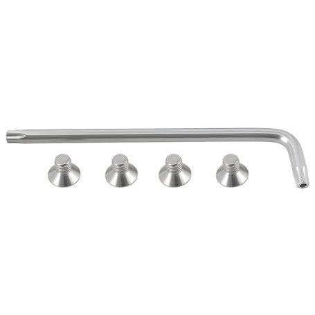 SG Store Lot de 4pcs Vis pour Lame de Broyeur M8 x 12 Mm avec Clé Torx 503616 517828 325967 Compatible avec Alko