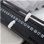 SG Store Tableau de Score de Billard Noir en Plastique 255 X 59 Mm Tableau de Score de Billard à Fixation Murale pour Tables de 