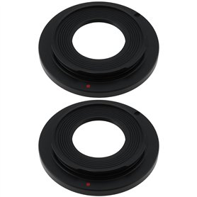 SG Store 2X Bague d'adaptation pour Appareil Photo en Aluminium Compatible avec Sony NEX-3 Et NEX-C3