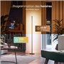Nanoleaf Lampadaire LED RGB 1700lm, Lampe sur Pied pour Salon Compatible avec Alexa et Matter, Synchronisation Musicale, 16 Mill