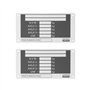 Briny River Lot de 2 plaques de poids vierges en alliage d'aluminium pour remorque 115 x 63
