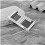 Briny River Lot de 2 plaques de poids vierges en alliage d'aluminium pour remorque 115 x 63,5 x 0,7 mm pour remorques à triple e