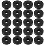 Briny River Lot de 50 rondelles plates en caoutchouc EPDM ID 3 mm OD 10 mm d'épaisseur 2