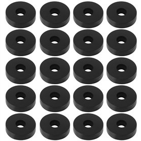 Briny River Lot de 50 Rondelles Plates en Caoutchouc EPDM Diamètre Intérieur 3 Mm Diamètre Extérieur 10 Mm épaisseur 2