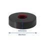 Briny River Lot de 50 Rondelles Plates en Caoutchouc EPDM Diamètre Intérieur 3 Mm Diamètre Extérieur 10 Mm épaisseur 2,5 Mm pour