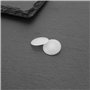 Briny River Lot de 200 cache-vis en plastique pour vis autotaraudeuses à tête carrée - 12 mm - Blanc