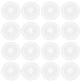 Briny River Lot de 200 Cache-vis en Plastique de 12 Mm pour Vis Autotaraudeuses Capuchon de Protection à Tête Carrée pour Meuble