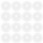 Briny River Lot de 200 Cache-vis en Plastique de 12 Mm pour Vis Autotaraudeuses Capuchon de Protection à Tête Carrée pour Meuble