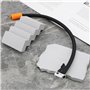 Briny River Adaptateur de Tuyau de Gonflage de Pneu M6 pour Mandrin à Pince pour Buse de Pneu Voiture Moto Vélo Connecteur de Tu