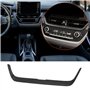 Briny River Garniture de grille d'aération centrale en fibre de carbone compatible avec Toyota Corolla 2019-2025