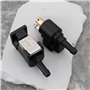 Briny River Raccord Rapide de Conduite de Carburant Mâle Femelle Cannelé 1/4 Po 6 Mm Compatible avec Yamaha Moteurs Hors-Bord
