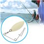 Briny River 24 Pièces Kit de Leurres de Pêche Spinnerbait Willow avec Lame en Nickel Colorado pour La Fabrication de Leurres de 