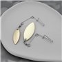 Briny River 24 Pièces Kit de Leurres de Pêche Spinnerbait Willow avec Lame en Nickel Colorado pour La Fabrication de Leurres de 