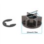 Briny River Pignon GTA 26 1/4" à 6 Dents pour Tronçonneuse à Bois Compatible avec Stihl