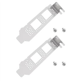 Briny River 2 Pièces Support de Carte Réseau Discret Compatible avec Mellanox MCX4121A-ACAT ConnectX-4 LX Ethernet 25 GbE