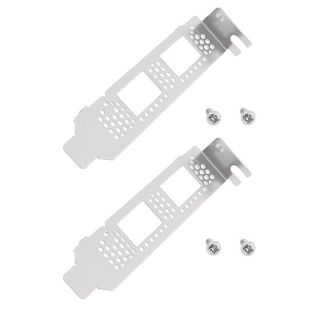 Briny River 2 Pièces Support de Carte Réseau Discret Compatible avec Mellanox MCX4121A-ACAT ConnectX-4 LX Ethernet 25 GbE